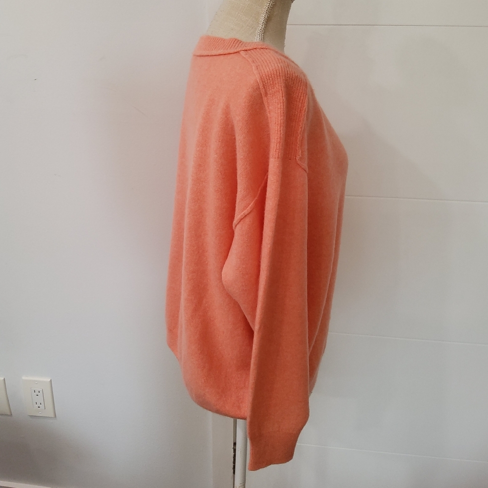 Anthropologie Pilcro Emmeline Boat Neck Cashmere Sweater Size L - Picture 5 of 9